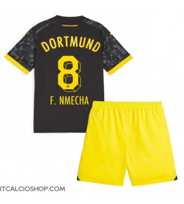 Borussia Dortmund Felix Nmecha #8 Seconda Maglia Bambino 2023-24 Manica Corta (+ Pantaloni corti)